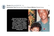 Karrueche Tran's father passed away. (Image via Twitter/@Randa29825118)